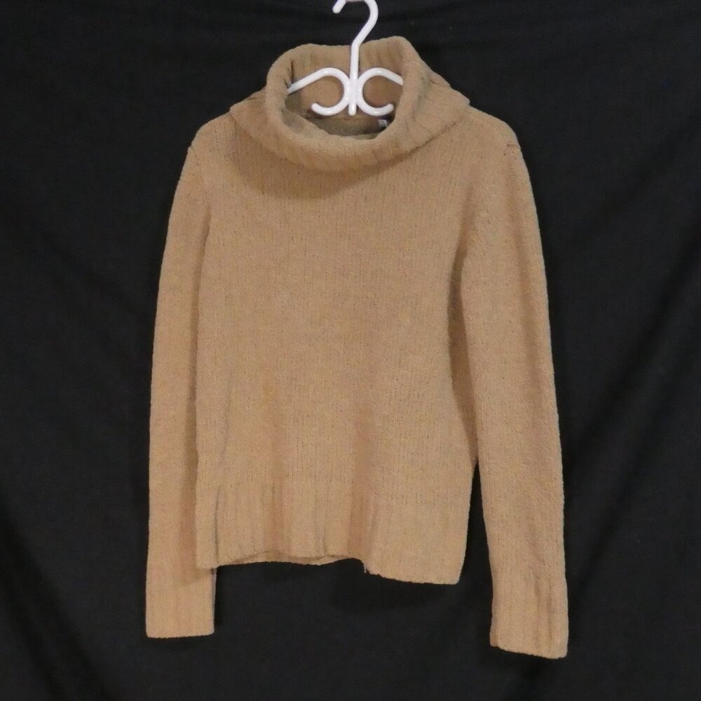 STUDIO LONDON - SL | large | Very Soft and Comfy Beige Turtleneck Sweater